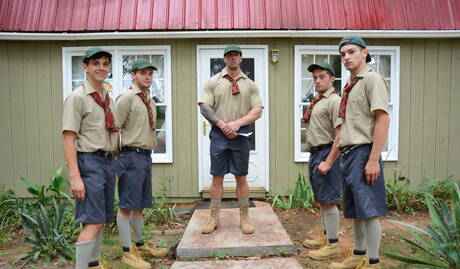 Johnny Rapid, Zeb, CK, Zac, Jack in einer heißen Gruppensexszene im Freien