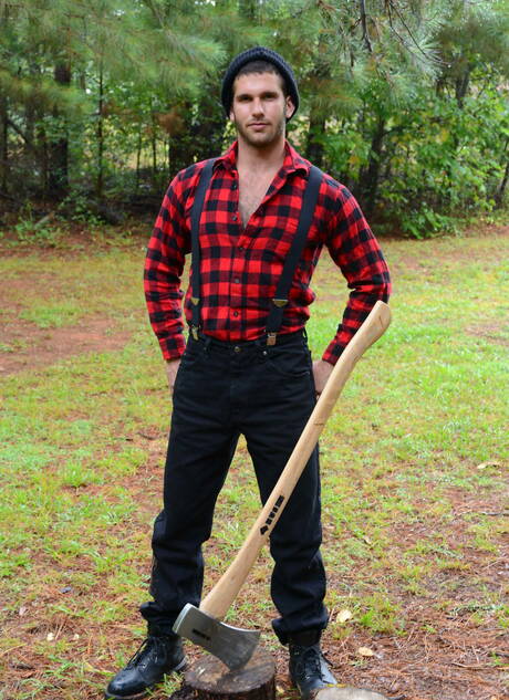 Hot american boys otter Jimmy Fanz and young dude Zac Stevens have anal sex outside