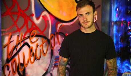 Piękni amerykańscy faceci, wydra Christian Wilde i husky Landon Conrad uprawiali ze sobą seks