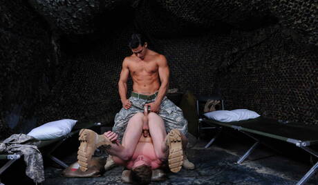 Hot american guys beefy Tom Faulk and hunky guy Topher Di Maggio sucking and fucking each other