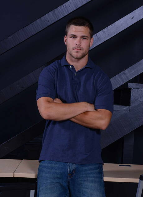 Men: American pornstars well-built Jimmy Johnson and gay bear Colby Jansen have a hot sex