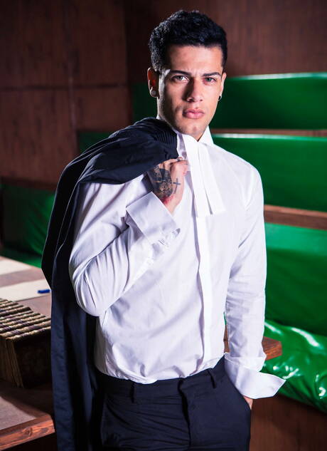 Men: Beautiful buddy Scott Hunter and attractive dude Mickey Taylor fuck after blowjob