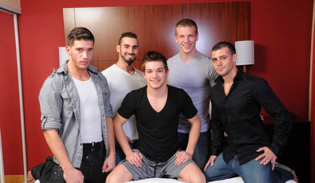 Jaxton, Johnny, Johnny, Ty Roderick, Jake in hot bang