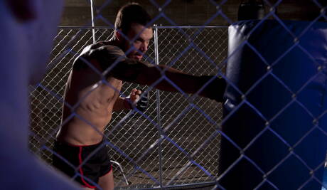 American tough guy Cliff Jensen and hunky guy Ethan Cruz fuck ass after sucking and fisting