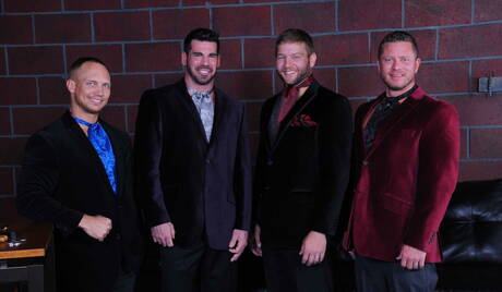 John Magnum, Johnny Rapid, Justin Dean, Robbie Rivers, Colby Jansen, Billy Santoro, Corey Haynes, Charlie Harding in wild 8-guy orgy