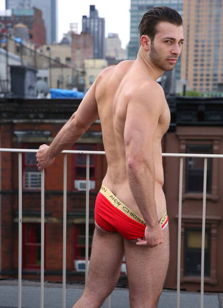 Two american boys otter Jarec Wentworth and hairy stud Mike Gaite in hot ass fuck action outdoor