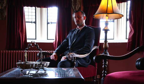 Men: Swedish muscular Tomas Brand and swedish hunky guy Logan Rogue in hot homosexual scene