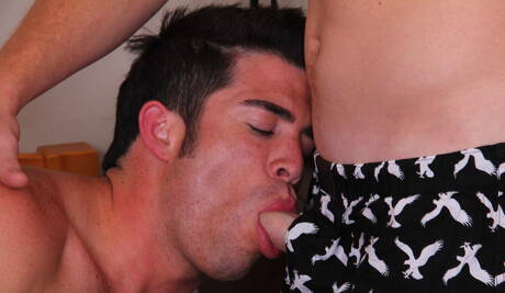 Sexy americans, young Sherman Maus and well-built Troy Collins in hot ass bang