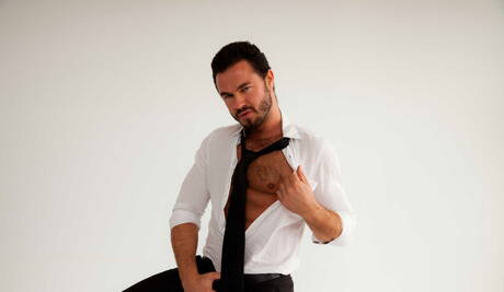 German beefcake Jessy Ares and slovak beefcake Jay Roberts in hot homosexual scene