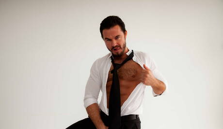 German beefcake Jessy Ares and slovak beefcake Jay Roberts in hot homosexual scene