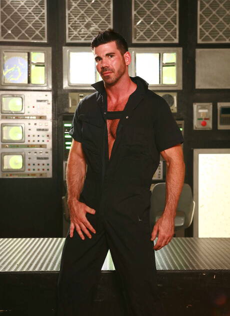 Two american boys stud Billy Santoro and hairy stud Colby Keller banged each other