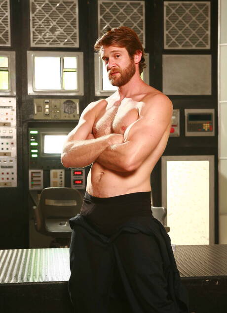 Men.com: Two american boys stud Billy Santoro and hairy stud Colby Keller banged each other