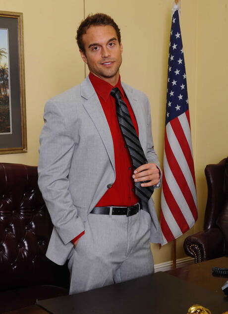 Men: Pretty american boys hunky guy Rocco Reed and hairy stud Duncan Black love each other