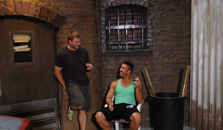 Two american boys hairy bear Colby Jansen and hunk Trey Turner sucking and screwing each other