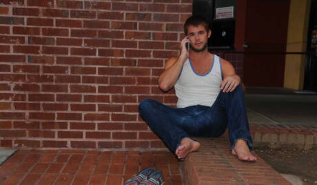 American otter Mike De Marko and beefcake Jorge Fusco sucking and screwing each other outside