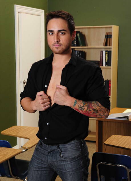 Men: Famous americans, muscular Trey Turner and tough guy Bryce Star have a hot couple sex