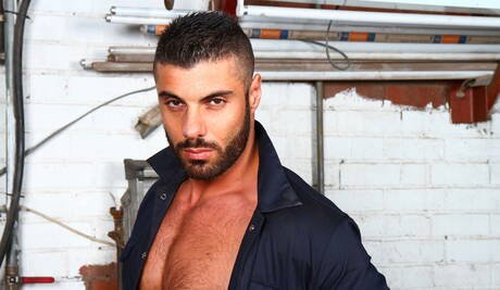 American hunk Spencer Reed and italian strong bull Alex Marte have a hot couple scene