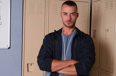 Nice american boys hunky guy Bobby Clark and otter Jessie Colter have anal sex