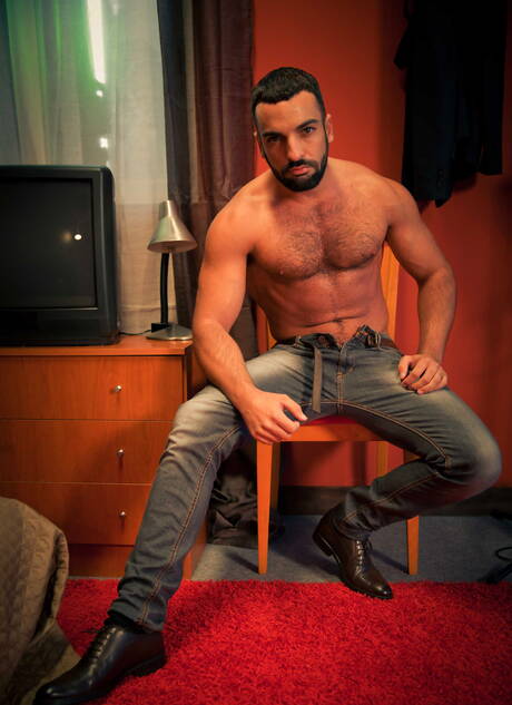 Men: Russian well-built Dato Foland and spanish stud Abraham Al Malek in hard anal sex