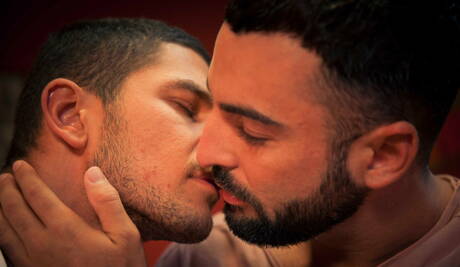 Der gut gebaute Russe Dato Foland und der spanische Hengst Abraham Al Malek beim harten Analsex