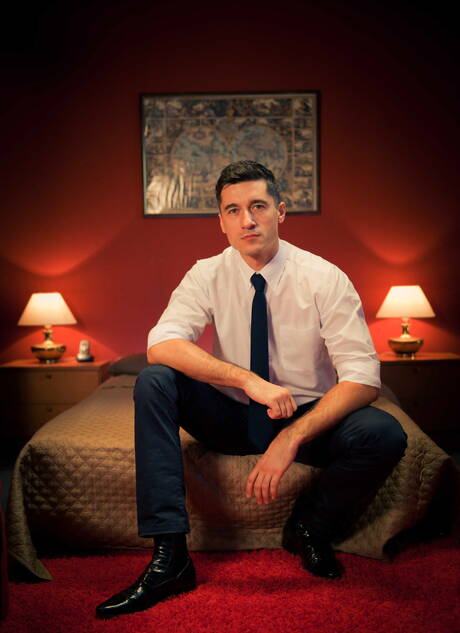 Men: Slovak stud Jay Roberts and russian muscular Dato Foland in dick sucking scene