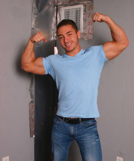 Men.com: Well-built Tony Douglas and american stud Marc Dylan in dick sucking scene