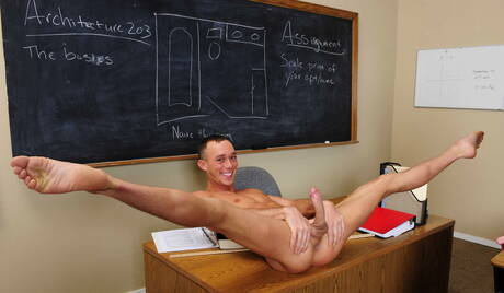 Two american boys tough guy Kirk Cummings and husky guy Boston Miles have a good anal sex