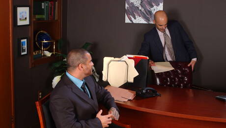 American otter Adam Russo and latin strongman Alexsander Freitas make a love