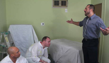 Men: American stud John Magnum and hungarian gay bear Arpad Miklos have a hot sex