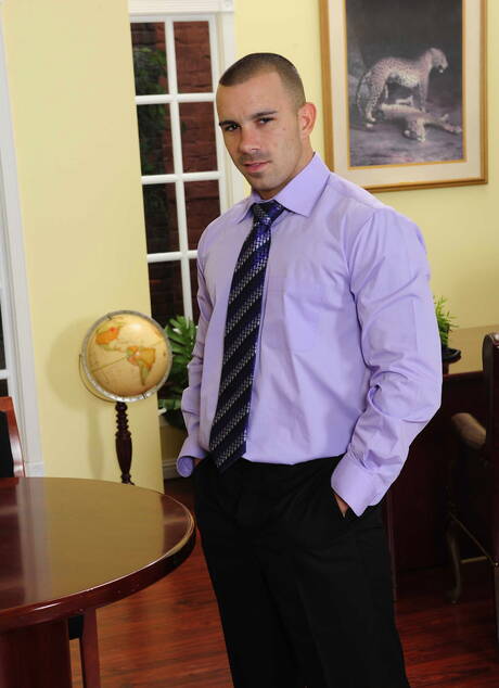 German superstud Jessy Ares and american husky guy Chris Tyler in hot anal sex