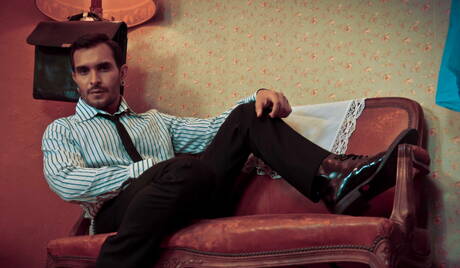 Latin muscular Lucio Saints and latin otter Jean Franko sucking and fucking each other