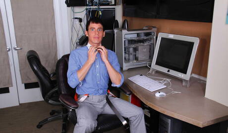 Men: Hot american guys hairy stud Christian Wilde and pretty boy Tyr Alexander in hot homosexual scene