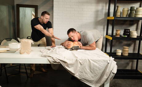 Americani sexy, il muscoloso Pierce Paris e il fusto Brandon Evans che si succhiano e si scopano a vicenda