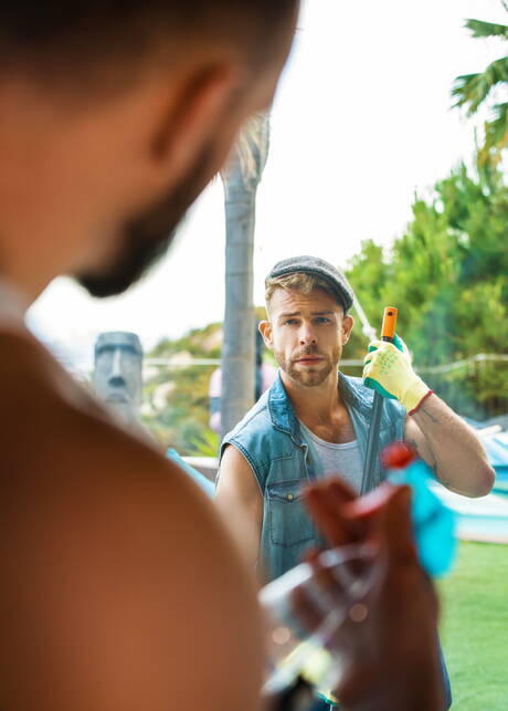 La lontra inglese Gabriel Phoenix e l