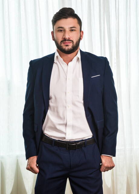 Men.com: Romanian strongman Kaleb Stryker and american stud Scott Demarco sucking and fucking each other