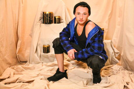 Gorący amerykańscy faceci gorący młodzieniec Derek Reed i krzepki facet Beaux Banks w gorącej homoseksualnej akcji