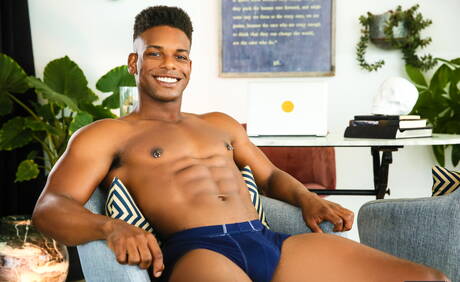 Latino beefy Diego Sans and black tough guy Adrian Hart in hard interracial anal sex