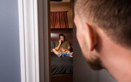 Sexy americans, hunky guy Dante Colle and muscular Steve Rickz love each other