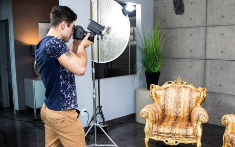 Black husky guy Deangelo Jackson and latin strongman Lucas Leon have interracial anal sex