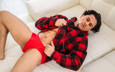 Pretty american boys superstud Armond Rizzo and muscular Deep Dic in hot homosexual scene