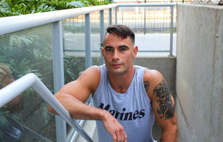 Bull Johnny Utah shows a husky body outdoor