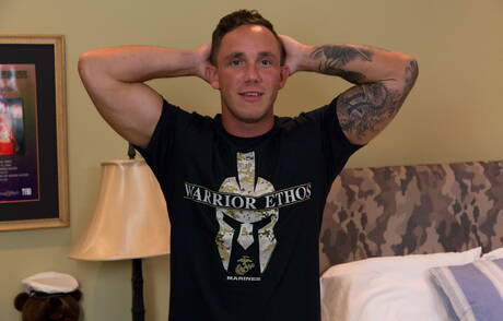 Pretty american boys beefcake Cole Weston and husky guy Princeton Price have a hot couple scene