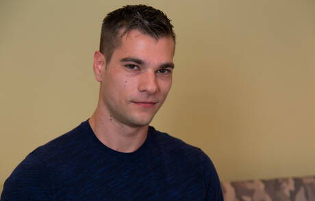 Pretty american boys beefcake Cole Weston and husky guy Princeton Price have a hot couple scene