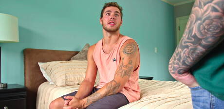 American stars tough guy Gunner and beefy Carter Woods fuck ass after sucking dick