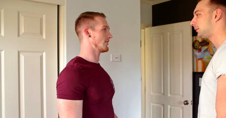 American beefy Jackson Cooper and muscular Johnny B have a good anal sex