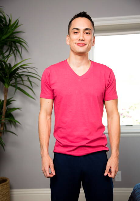 Next Door Studios: Strongman Johnny B and american hot twink Marcus Tresor banged each other