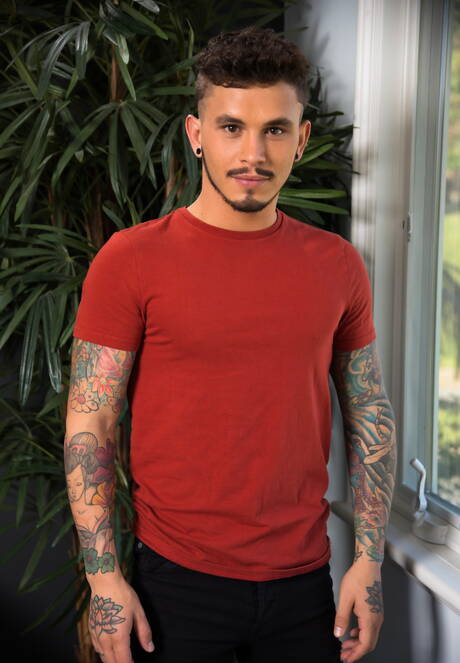 Next Door Studios: Hot american boys hunky guy Shawn Reeve and hunky guy Seth Knight have anal sex