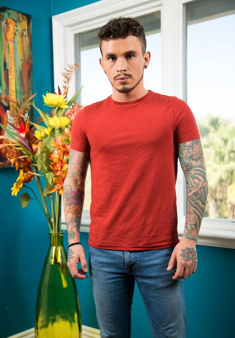 Les Américains sexy, le minet Michael Del Ray et le costaud Seth Knight ont une relation sexuelle torride