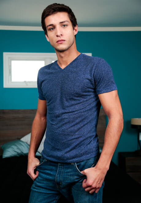 Die versauten Typen Carter Woods, Dante Colle und Elliot Finn bohren draußen einen Arsch