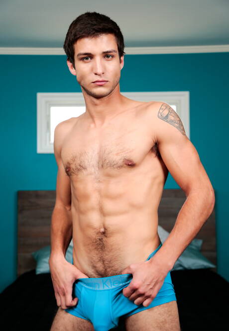 Die versauten Typen Carter Woods, Dante Colle und Elliot Finn bohren draußen einen Arsch